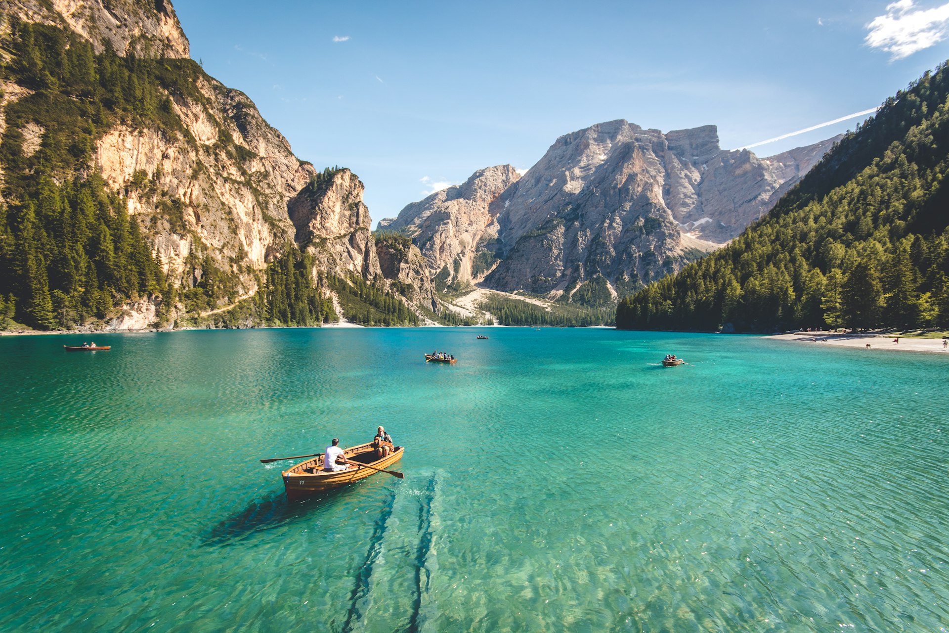 Beautiful lake landscape